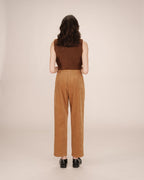 Wide-Leg Ochre Trousers Liberty