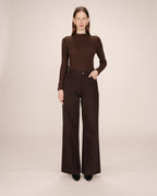 Wide Leg Chocolate Jeans James