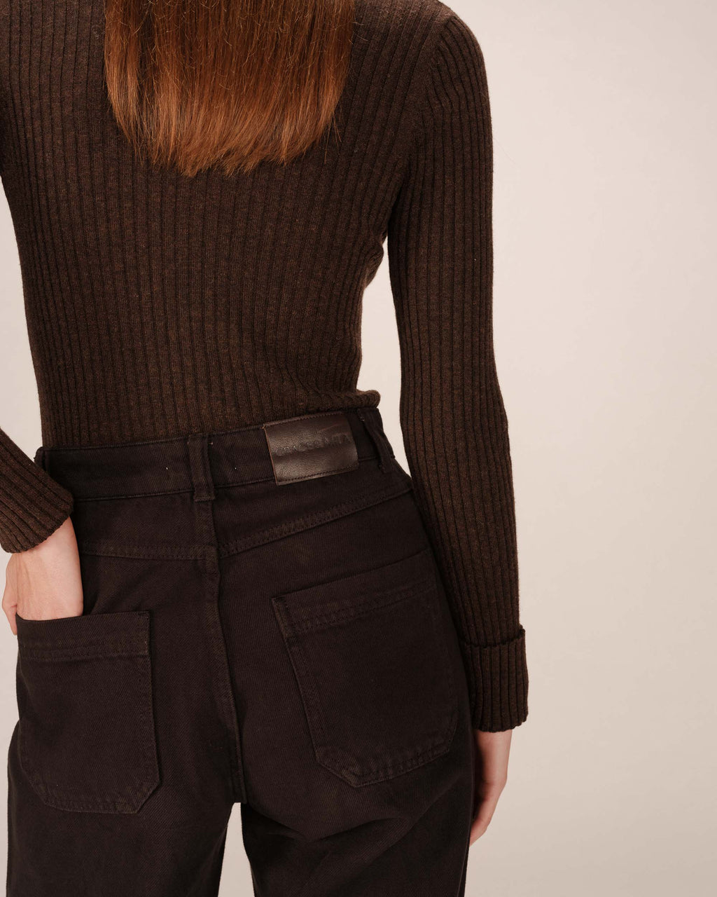 Wide Leg Chocolate Jeans James