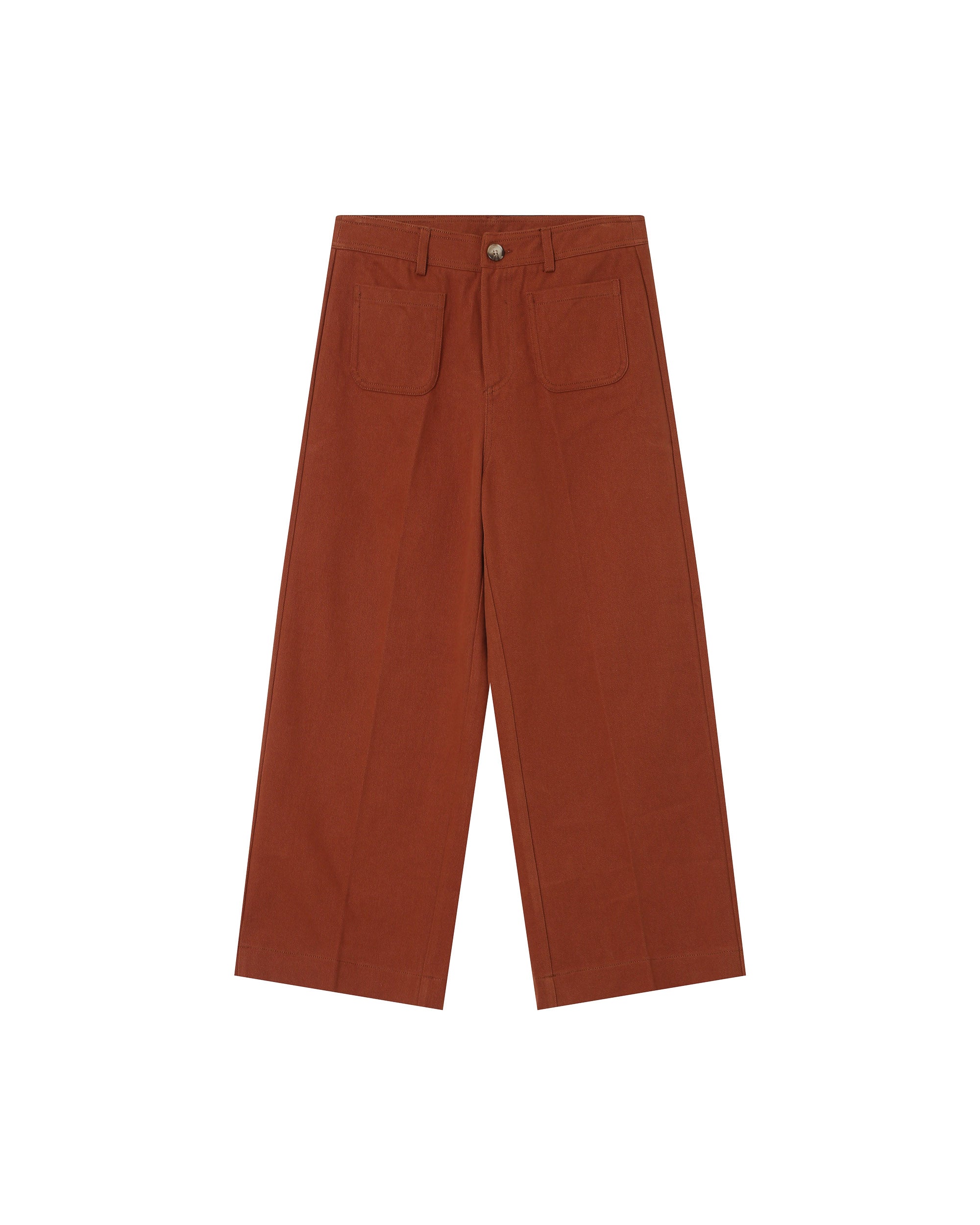 Straight 7/8 Camel Trousers Sole