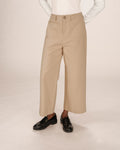 Pantalon Droit 7/8E Sable Sole