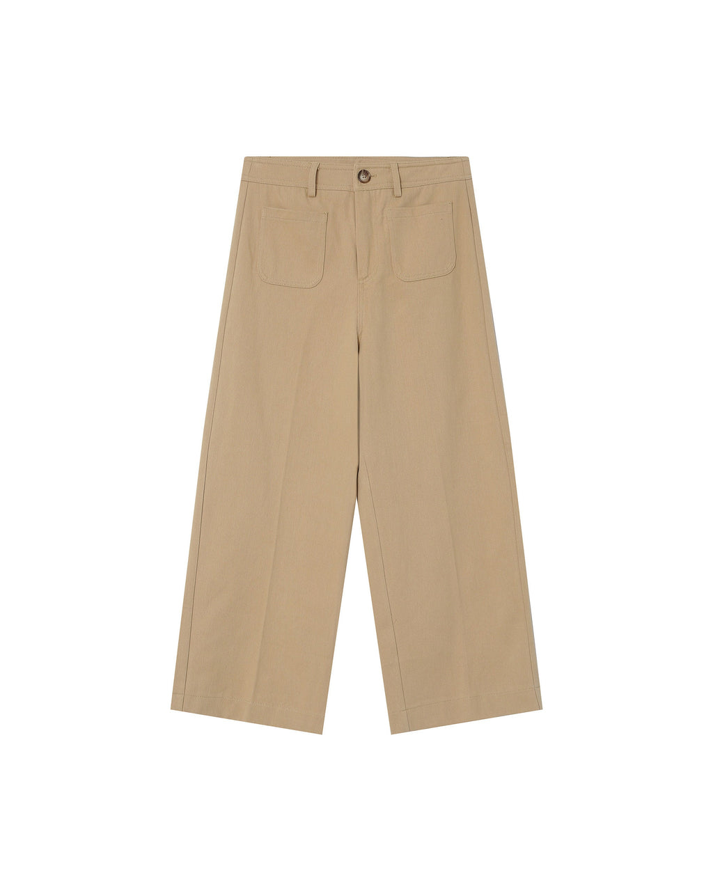 Pantalon Droit 7/8E Sable Sole