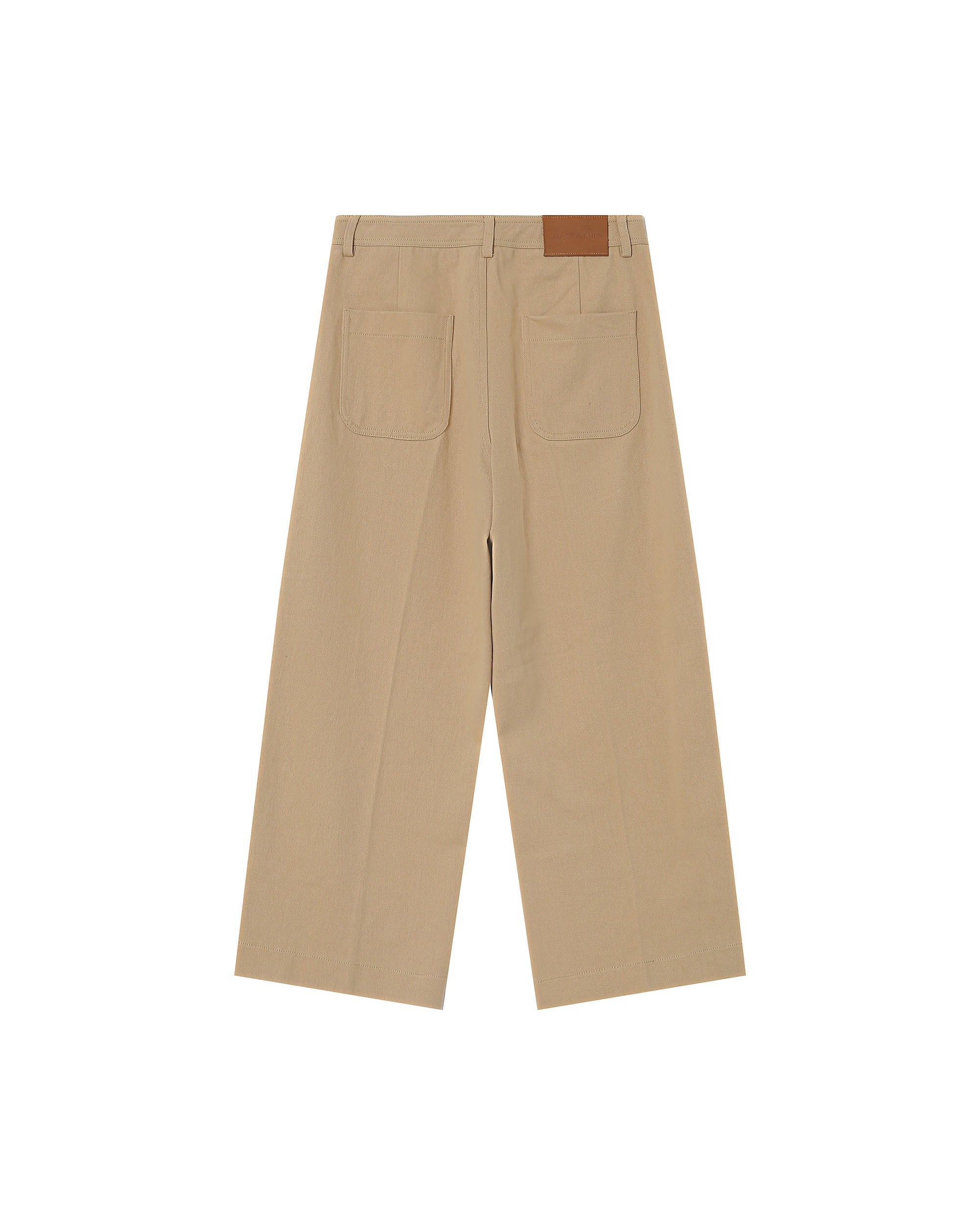 Pantalon Droit 7/8E Sable Sole