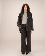 Jean Baggy Black Washed Sacha