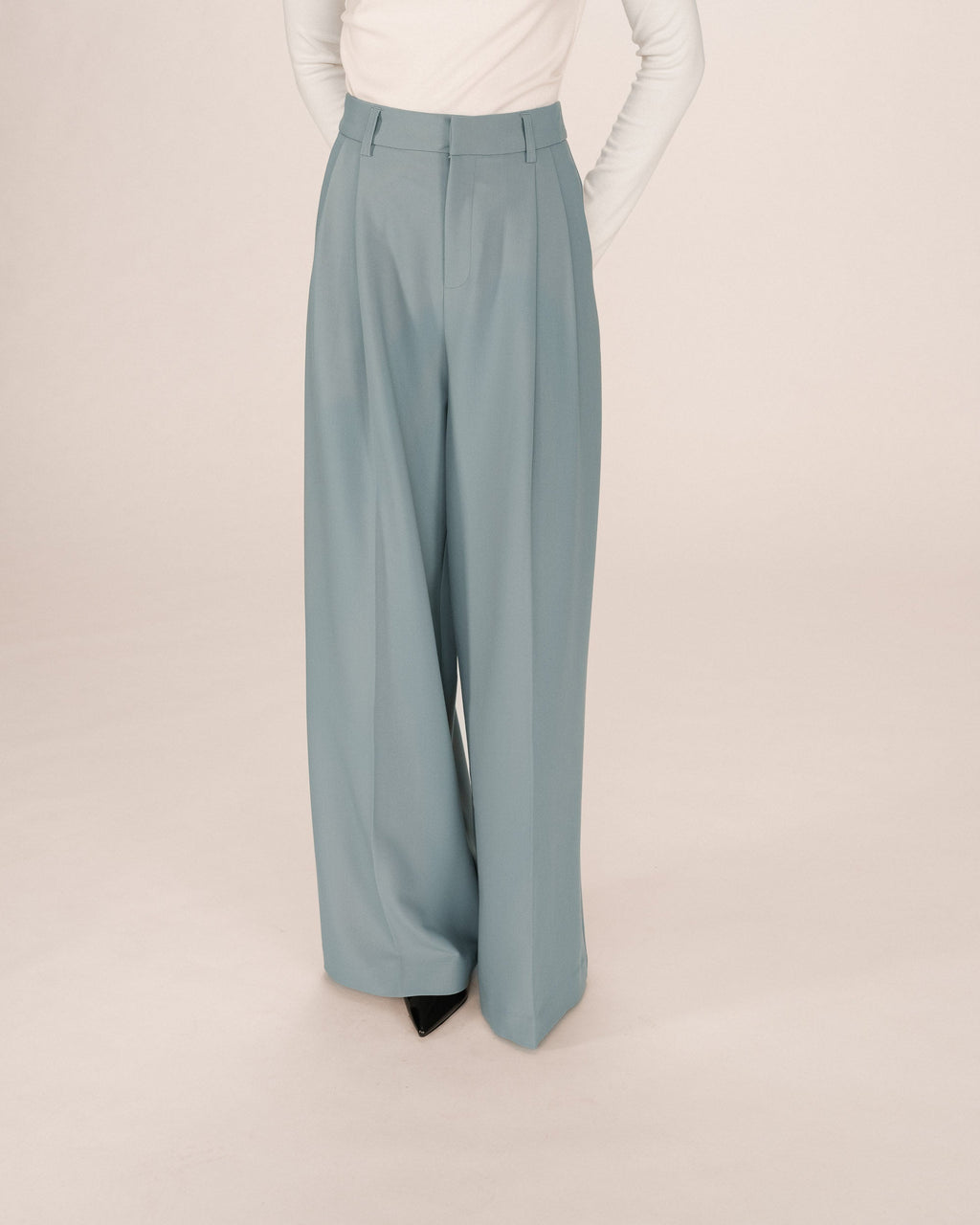 Pantalon Tailleur Sauge Story