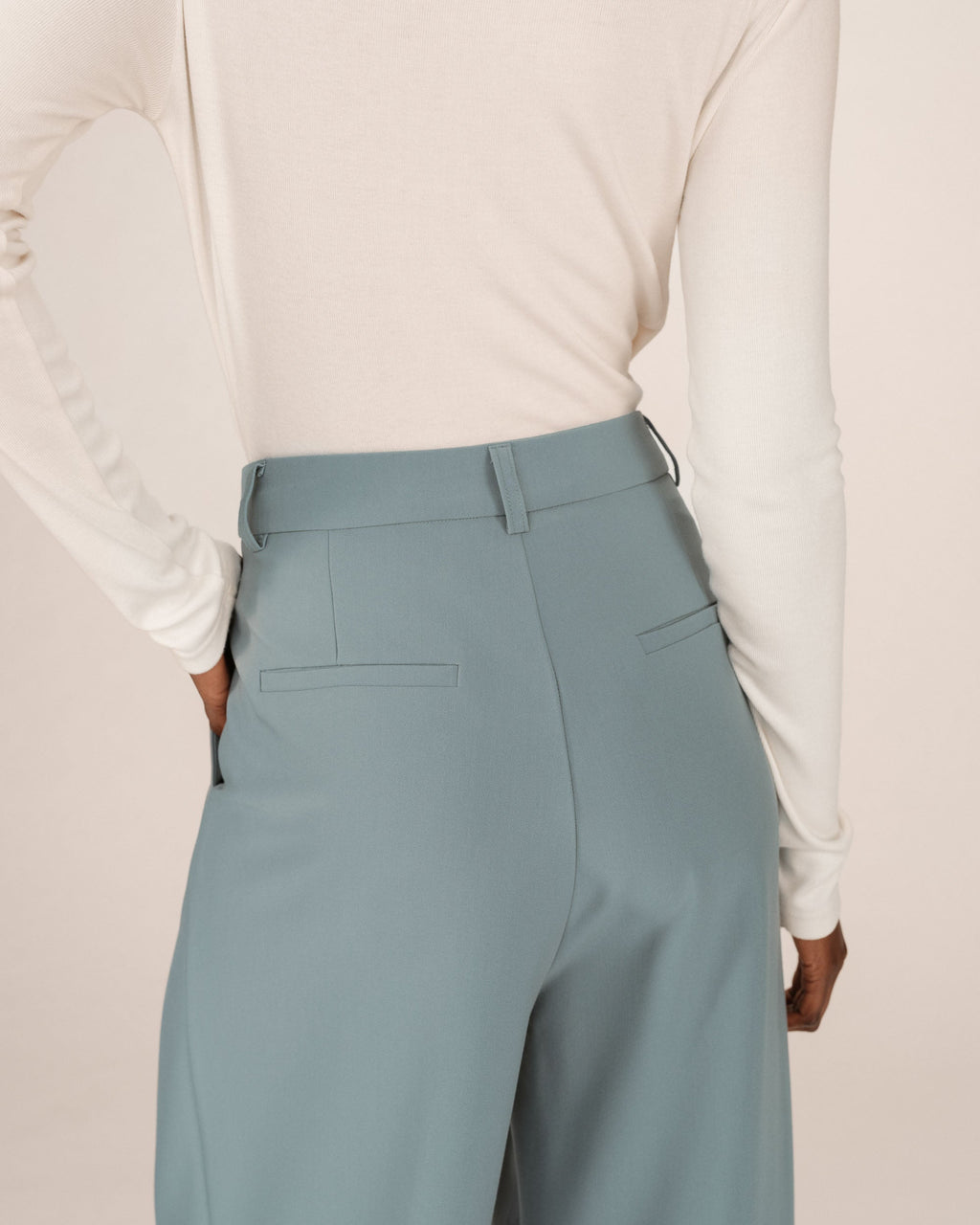 Pantalon Tailleur Sauge Story