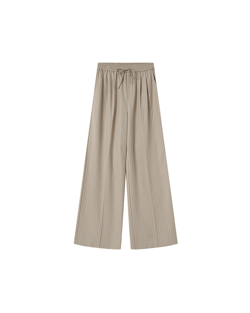Striped Trousers Greige Stay