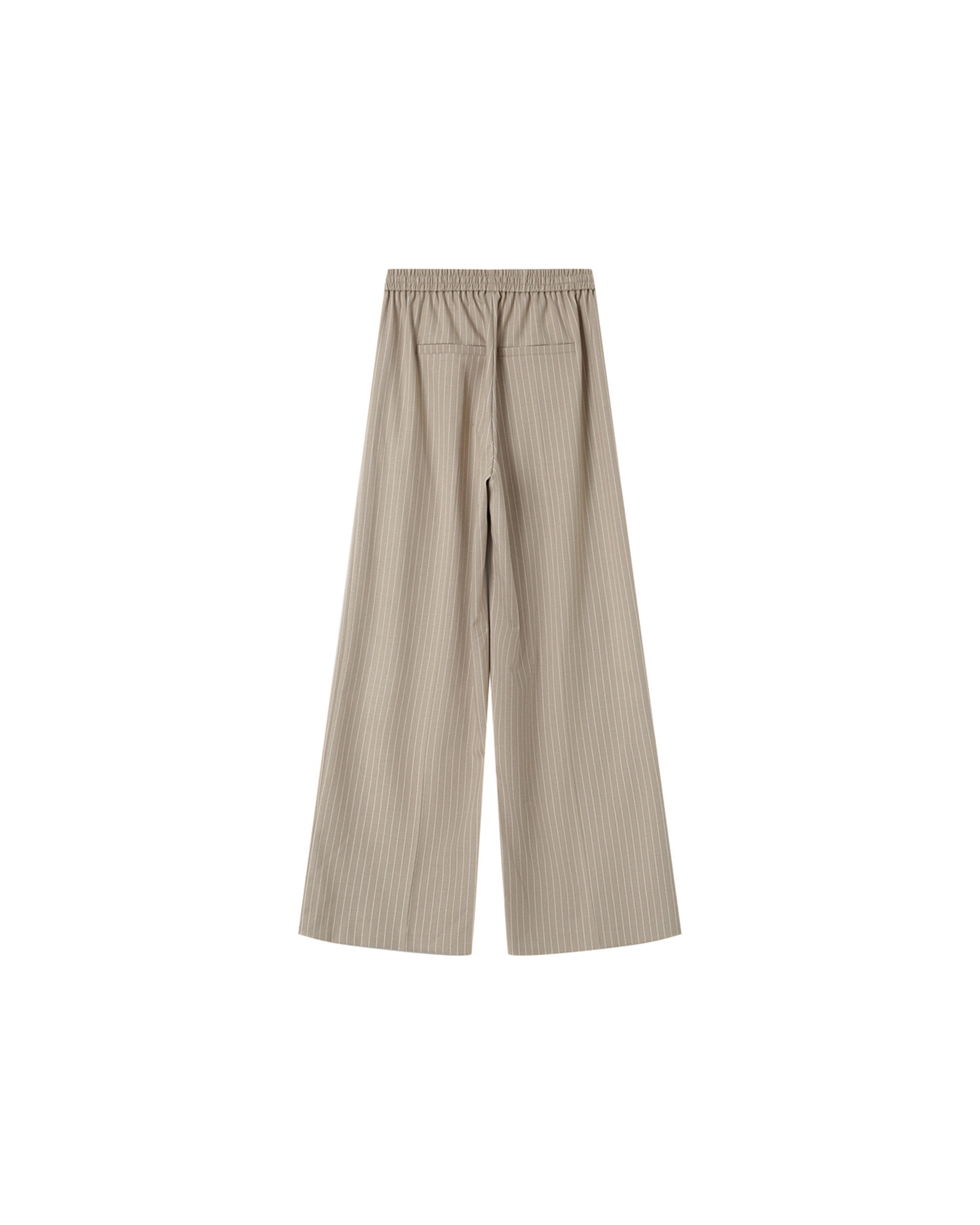 Striped Trousers Greige Stay