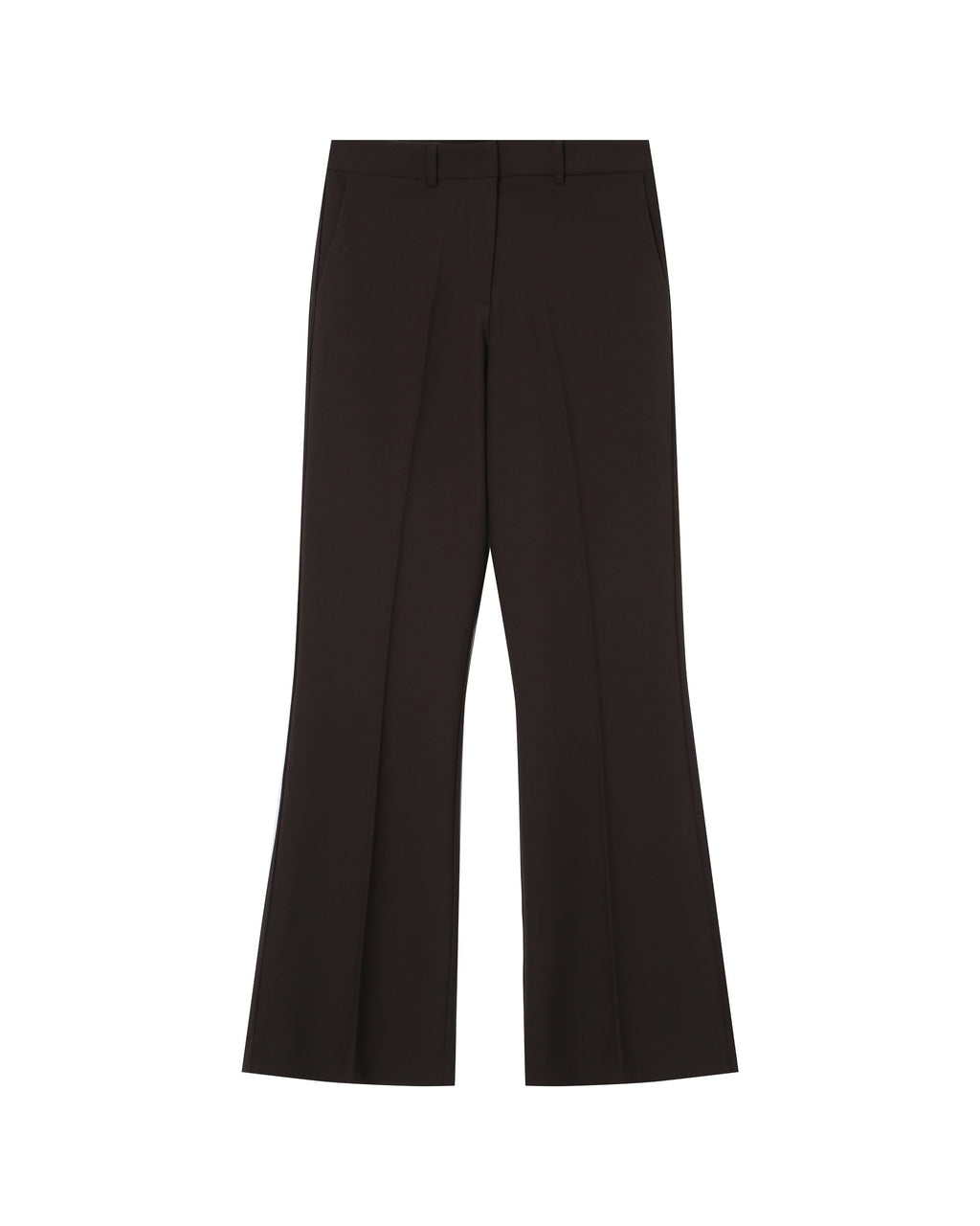 Pantalon Tailleur Evase Chocolat Singer