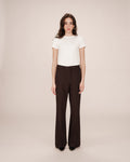 Pantalon Tailleur Evase Chocolat Singer