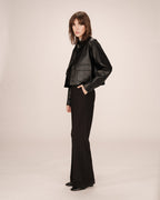 Pantalon Tailleur Evase Noir Singer