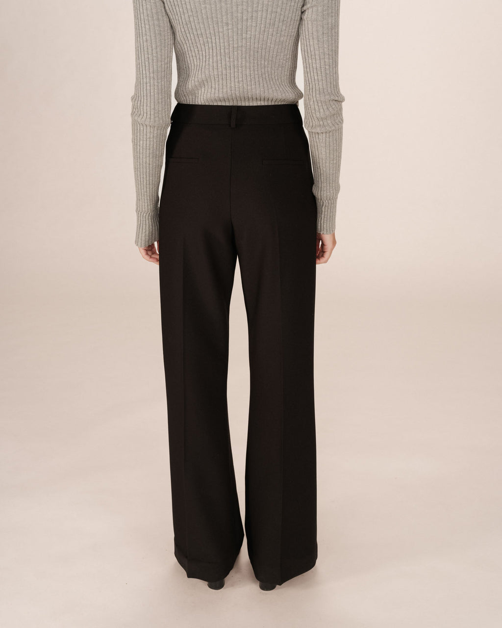 Pantalon Tailleur Evase Noir Singer