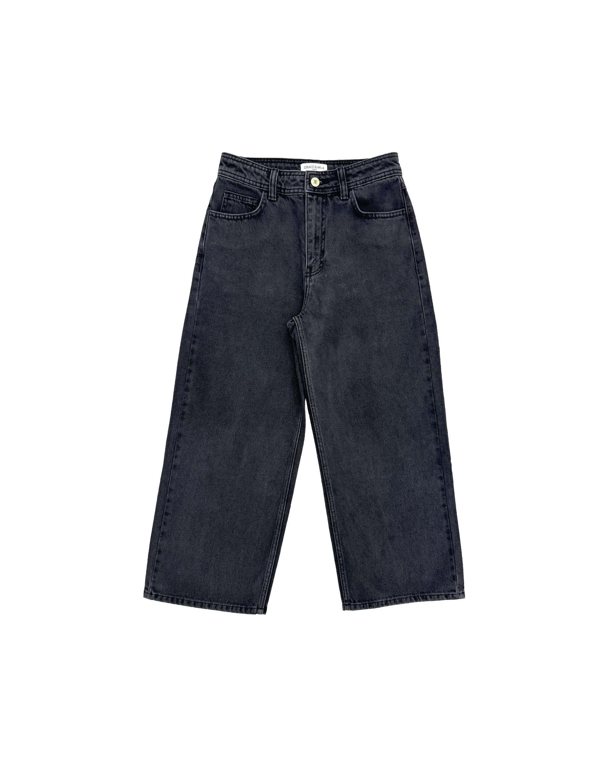 Jean 7/8E Black Washed Jonas