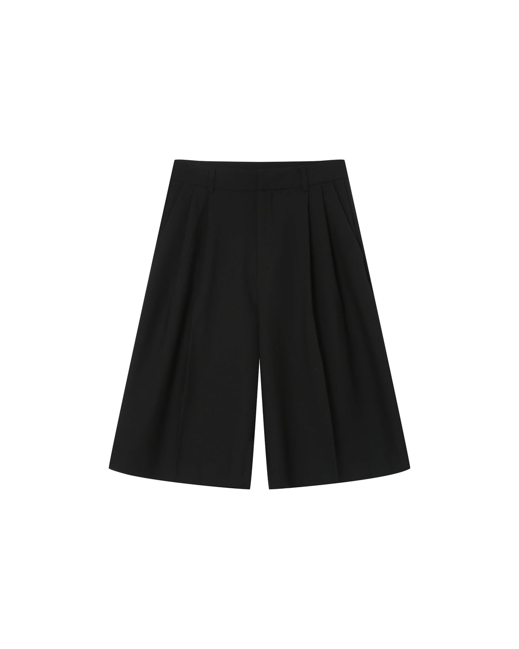 Long Black Bermuda Shorts Sergio
