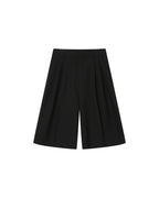 Long Black Bermuda Shorts Sergio
