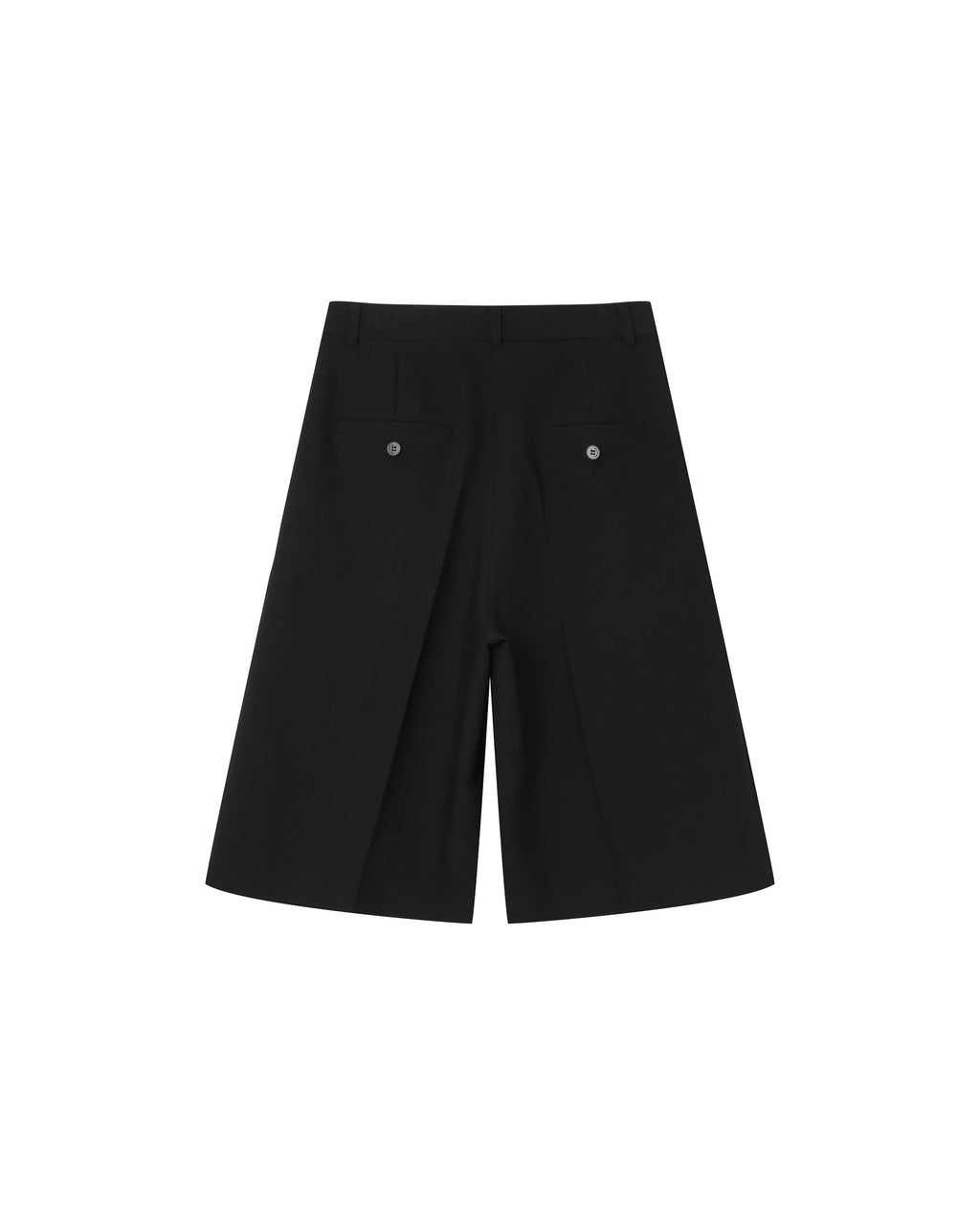 Long Black Bermuda Shorts Sergio