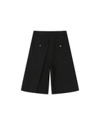 Long Black Bermuda Shorts Sergio