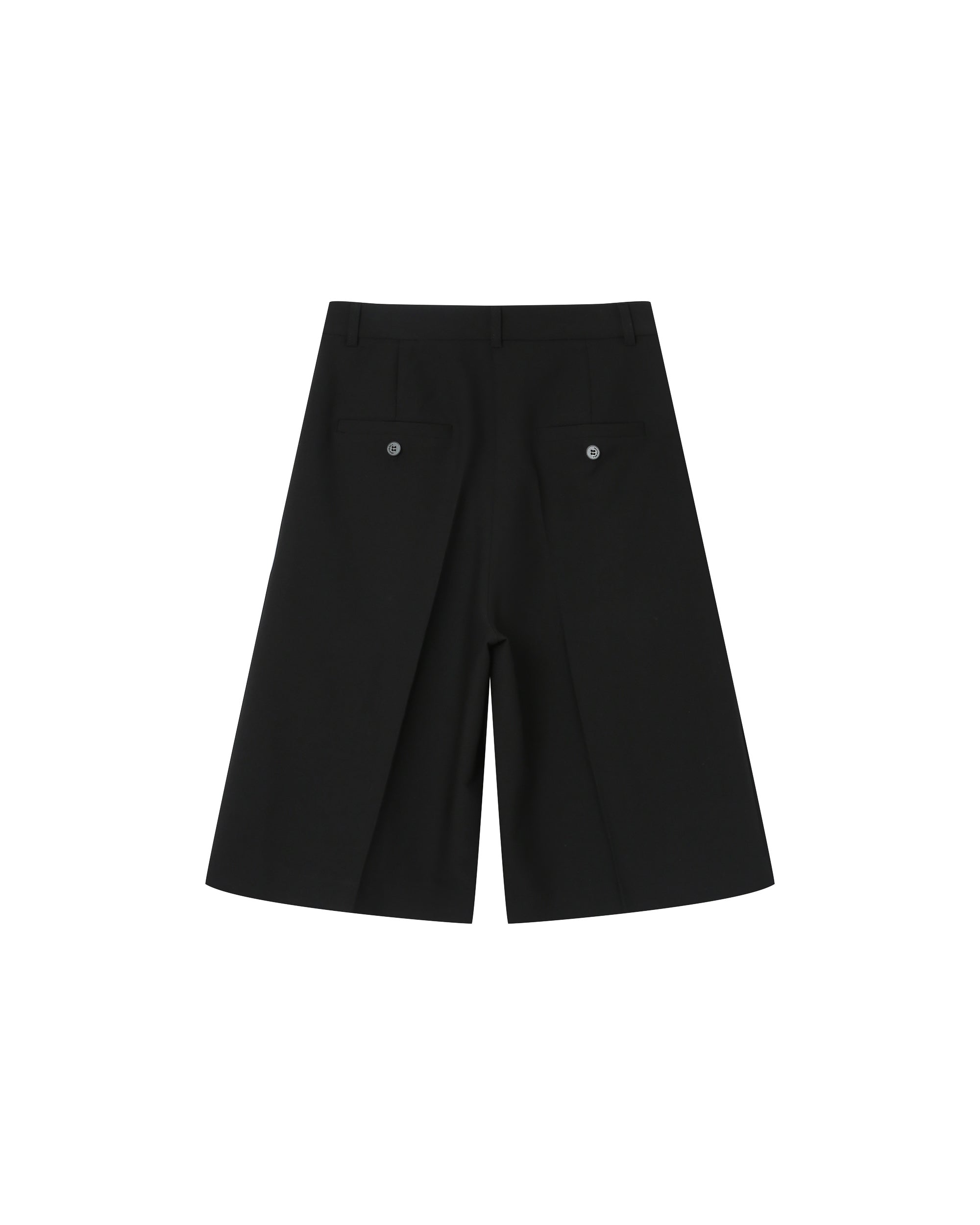 Long Black Bermuda Shorts Sergio