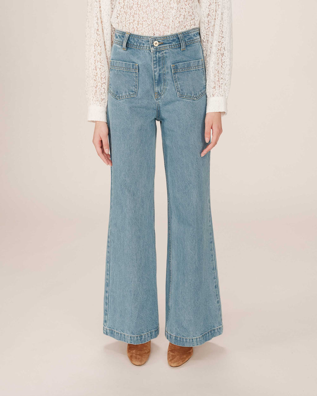 Jean Evase Light Blue Jacob