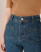 Jean Evase Medium Blue Jacob