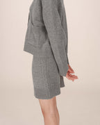 Jupe Ajustée Gris Shae