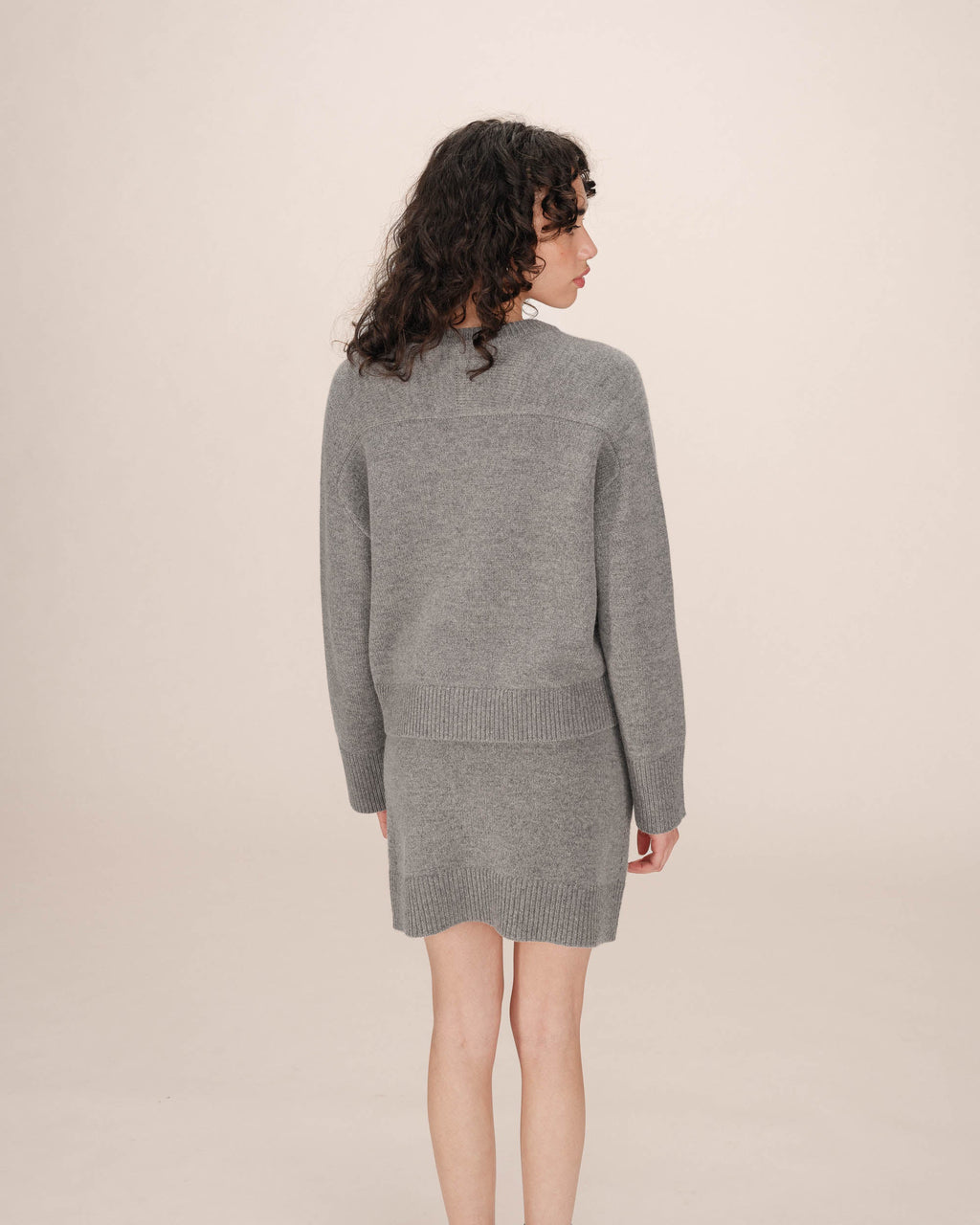 Jupe Ajustée Gris Shae