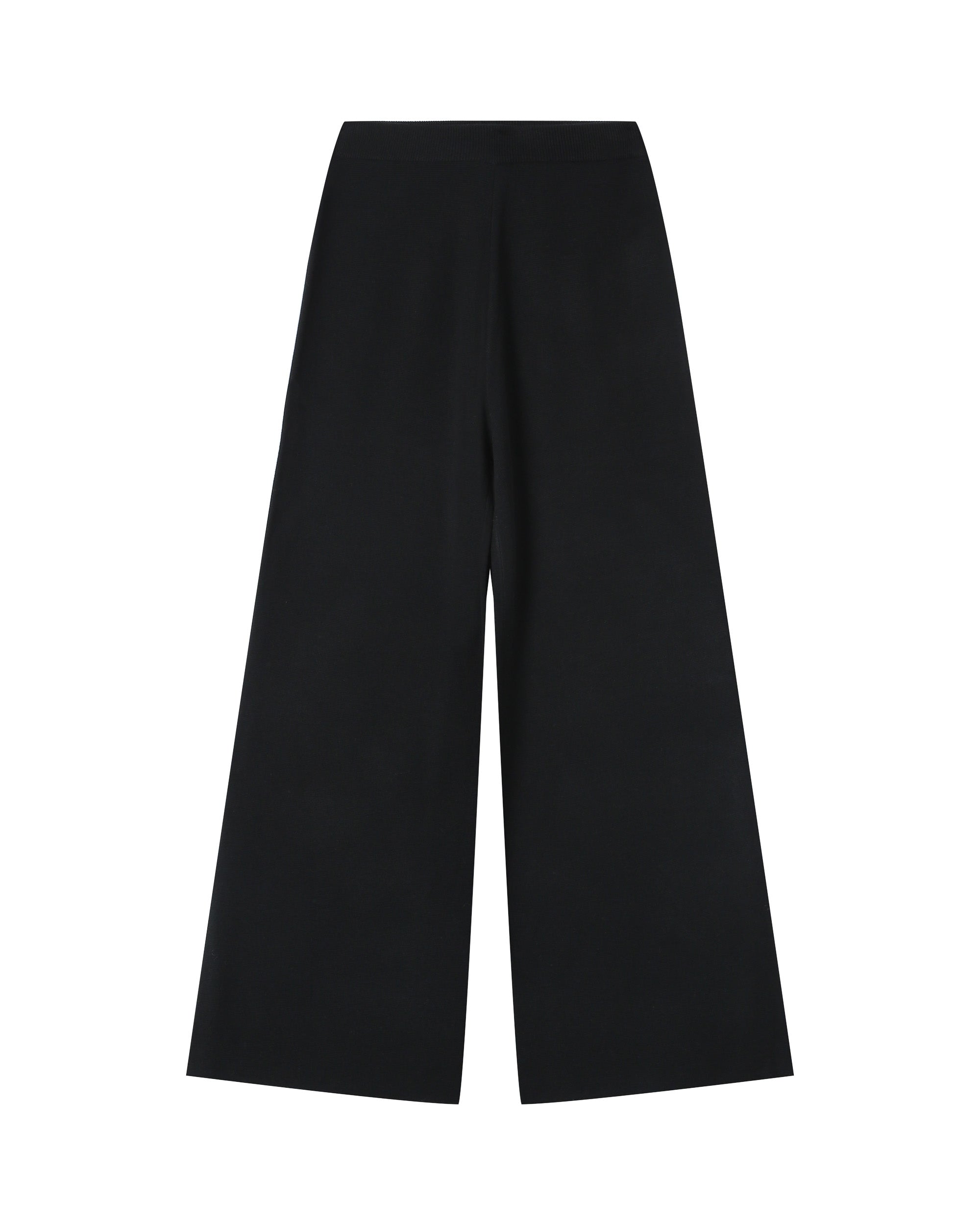 Black Knit Trousers Sao