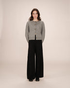Black Knit Trousers Sao