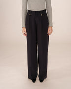 Pantalon Tailleur Marine Septime