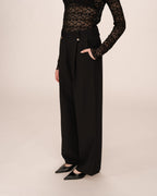 Tailored Trousers Black Septime