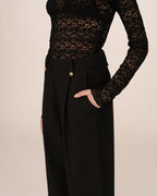 Tailored Trousers Black Septime