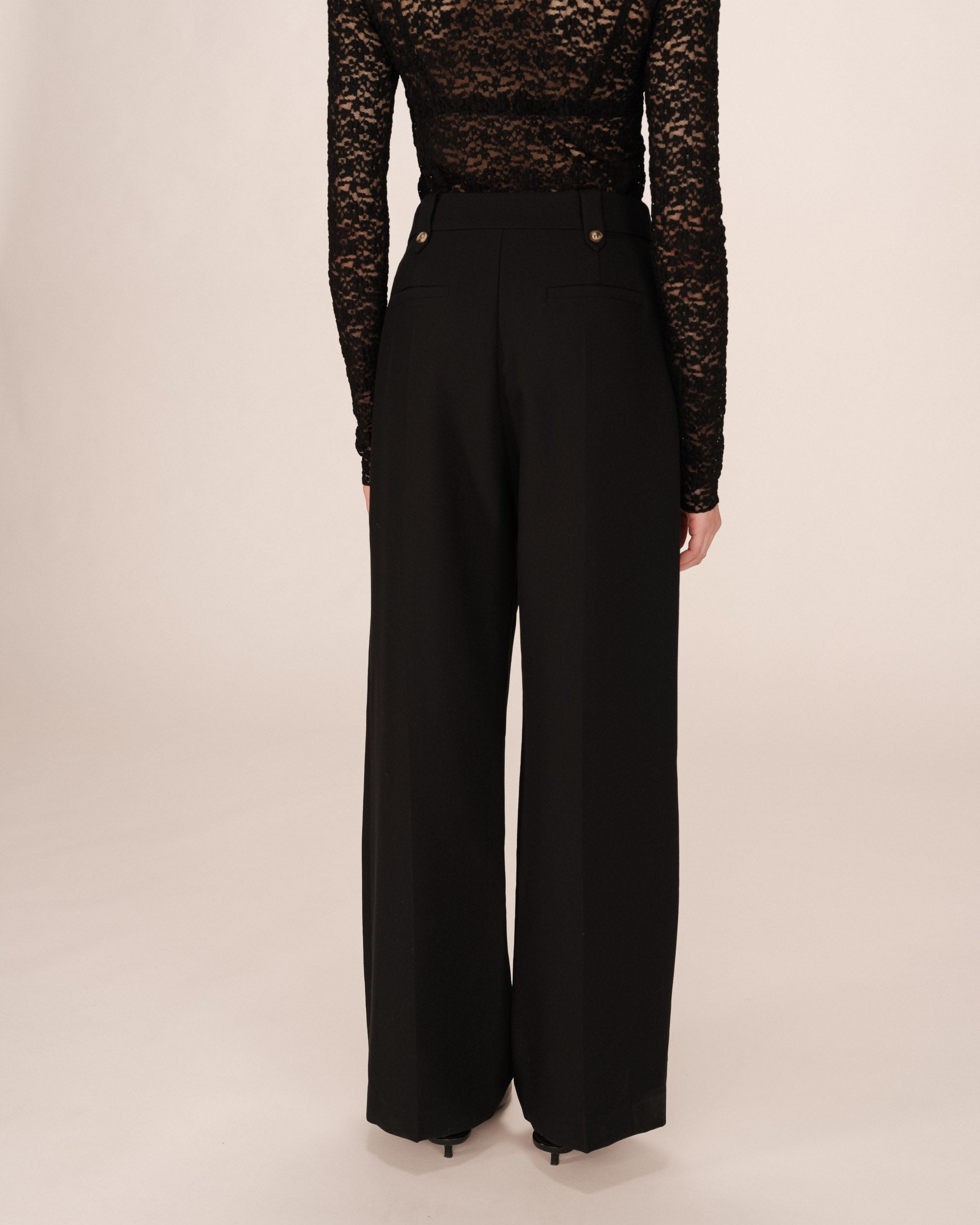 Tailored Trousers Black Septime