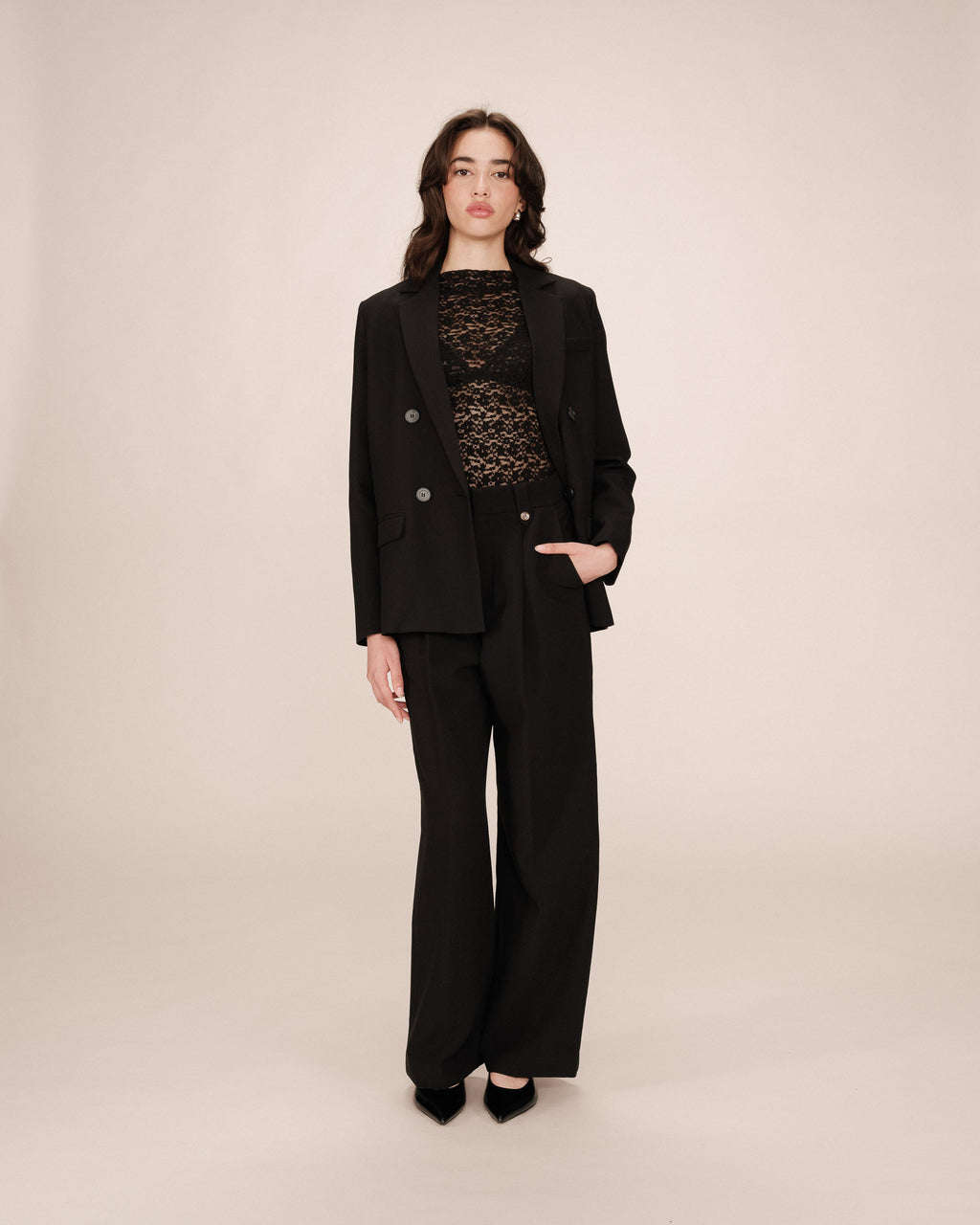 Tailored Trousers Black Septime