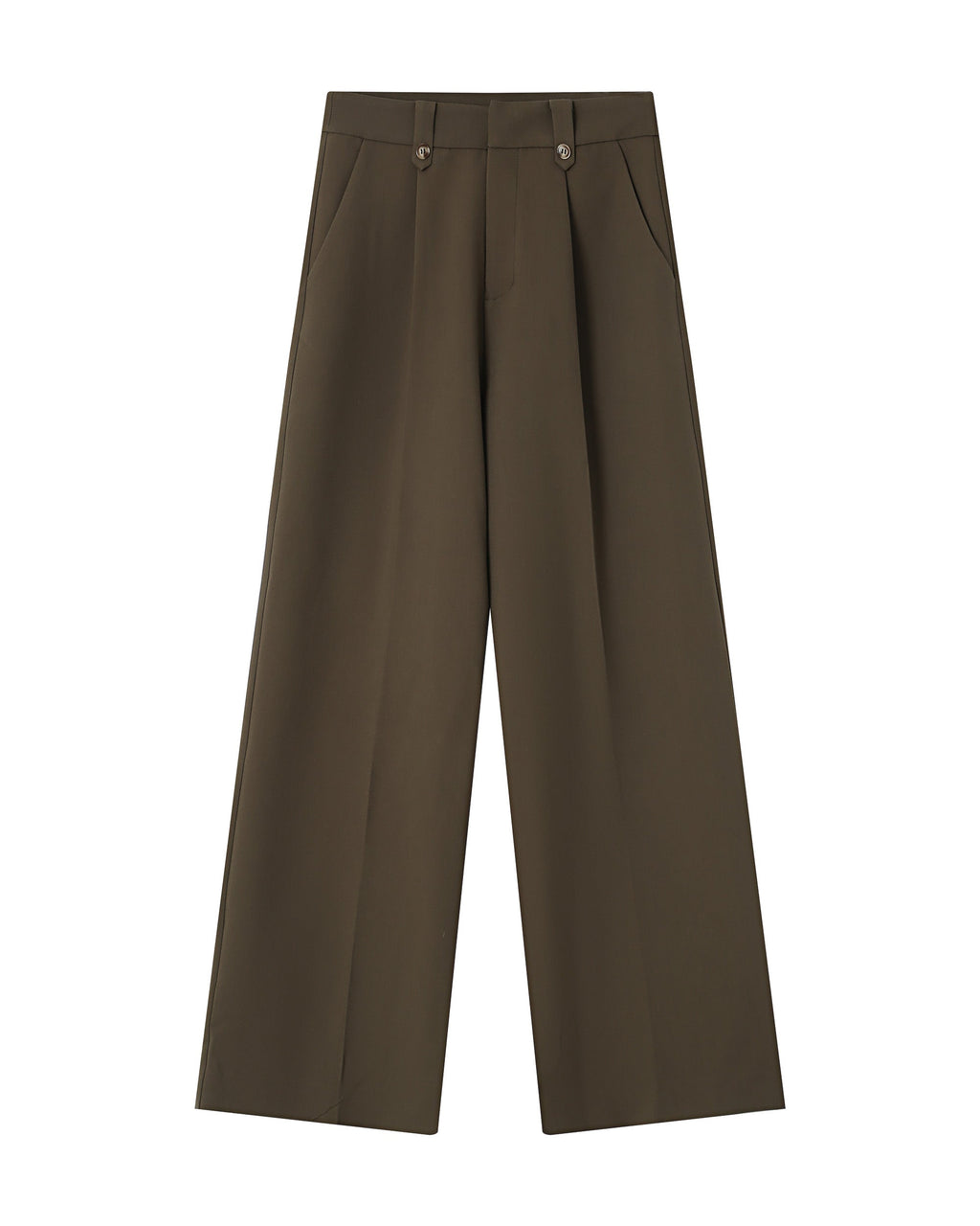 Pantalon Tailleur Vert Foret Septime