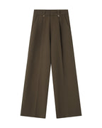 Pantalon Tailleur Vert Foret Septime
