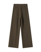 Pantalon Tailleur Vert Foret Septime