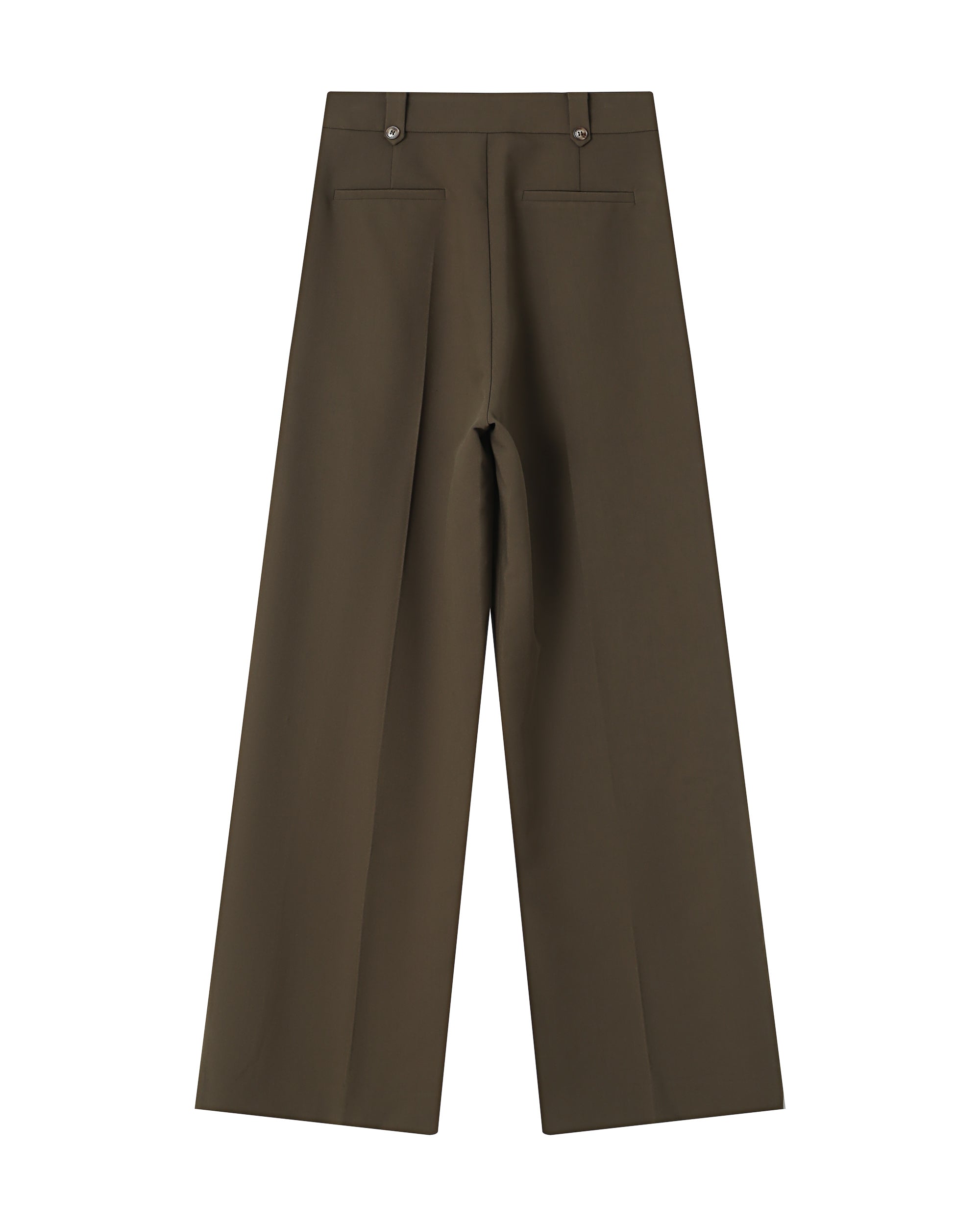 Pantalon Tailleur Vert Foret Septime