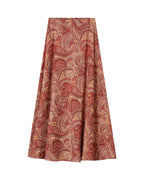 Jupe Longue Imprimée Terracotta Sibella