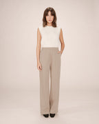 Pantalon Tailleur Greige Stewart