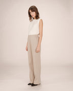 Pantalon Tailleur Greige Stewart