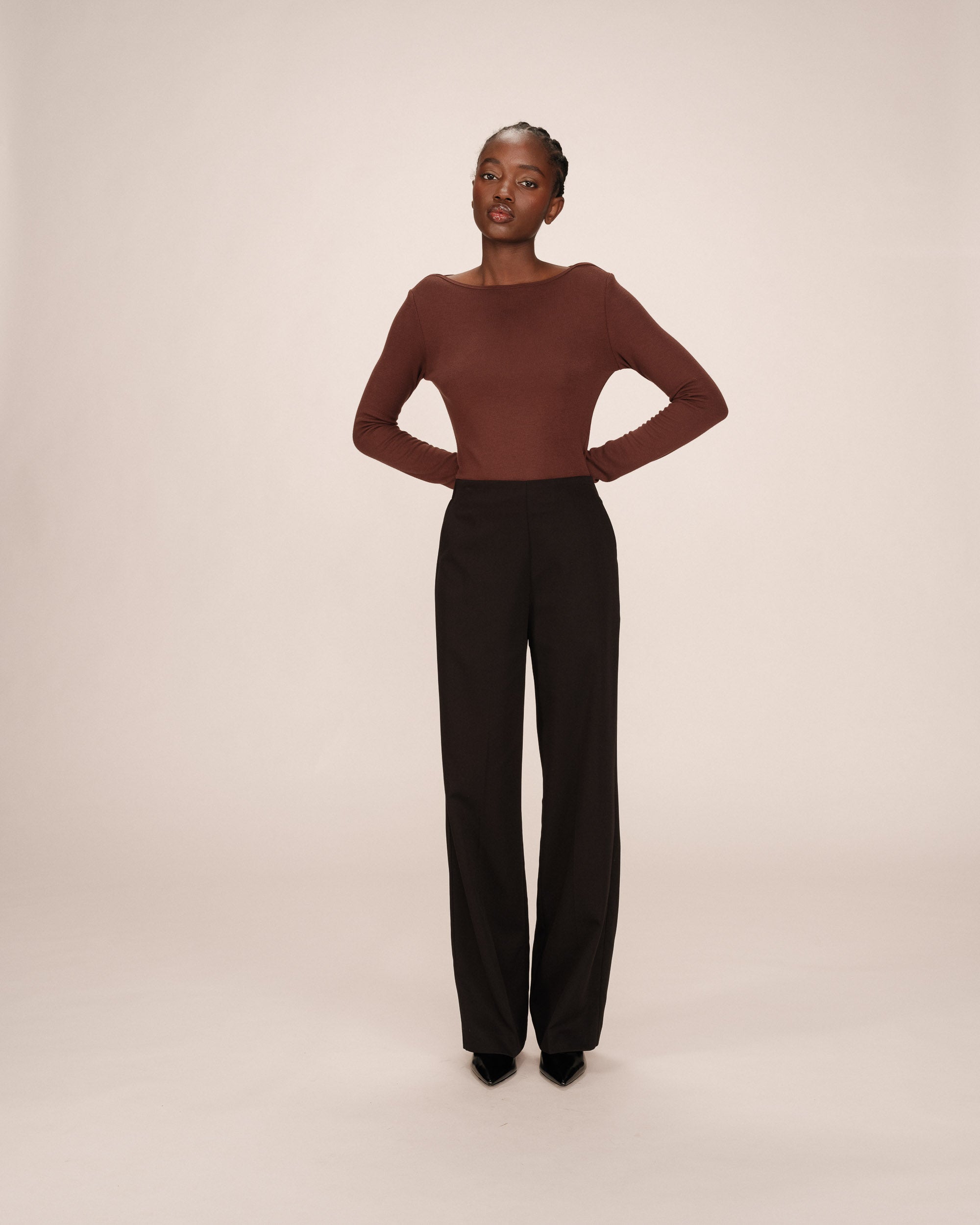 Black Tailored Trousers Stewart