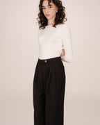 Pantalon Tailleur Noir Strokes