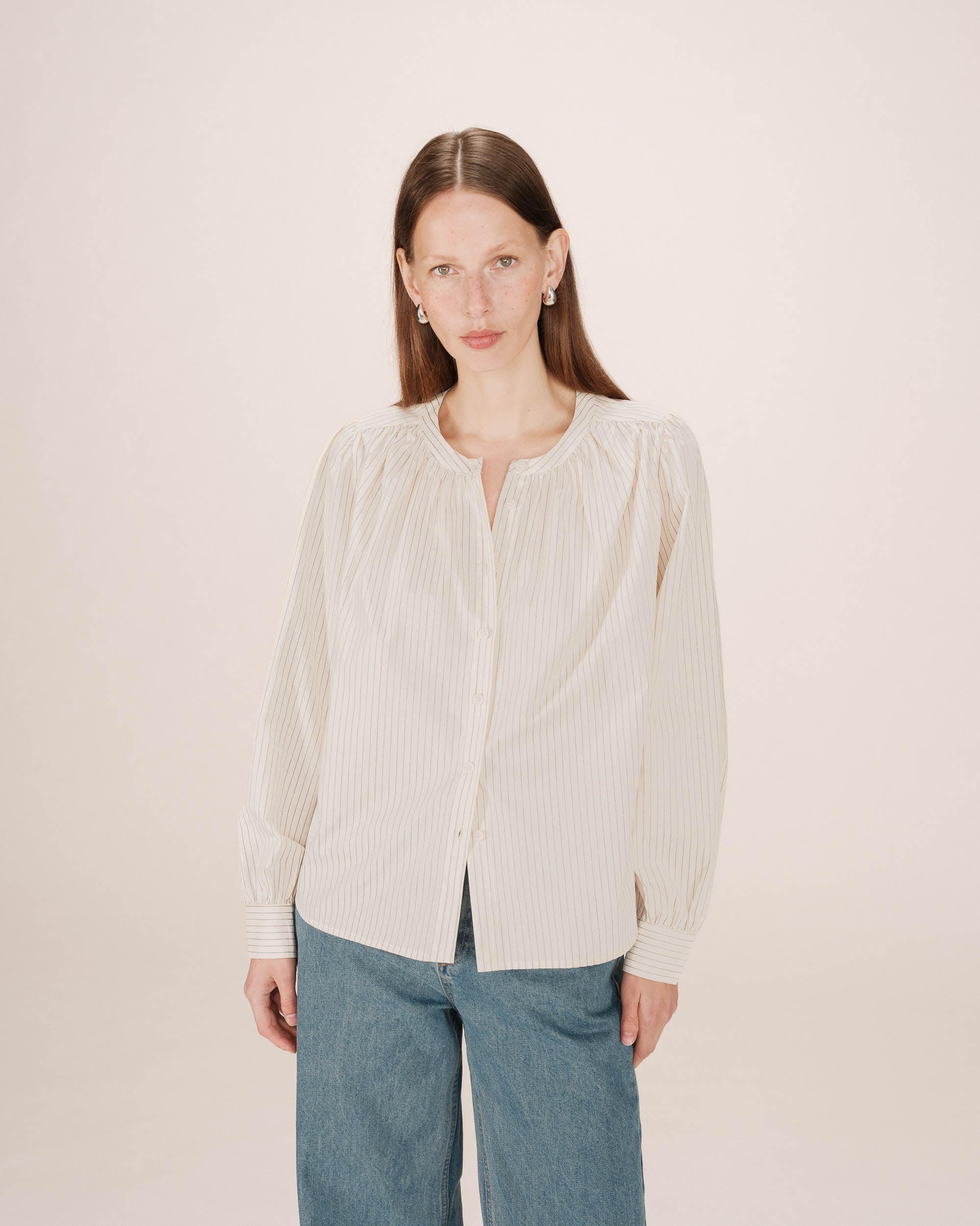 Striped Shirt Ecru Sissi