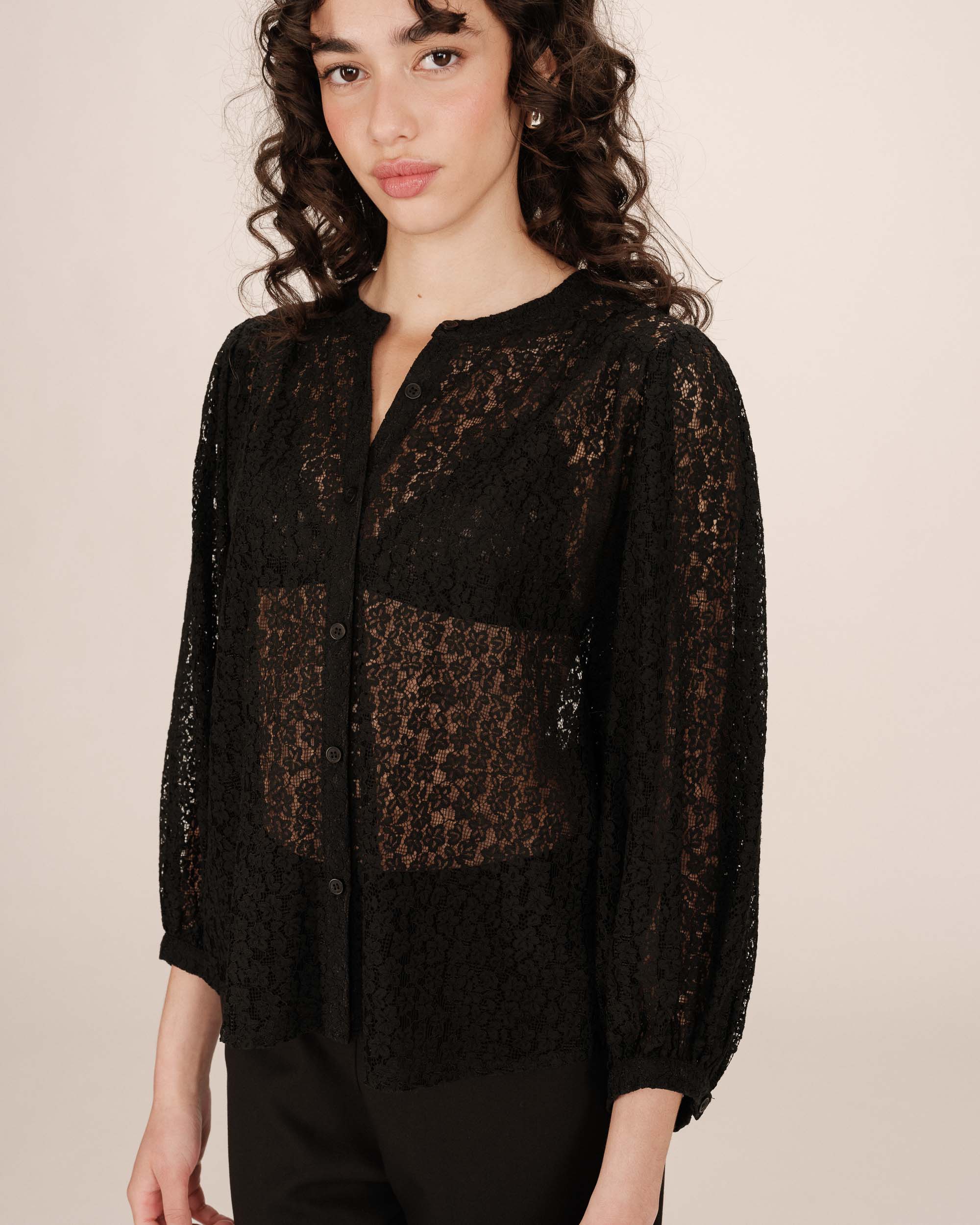 Black Blouse Sophia