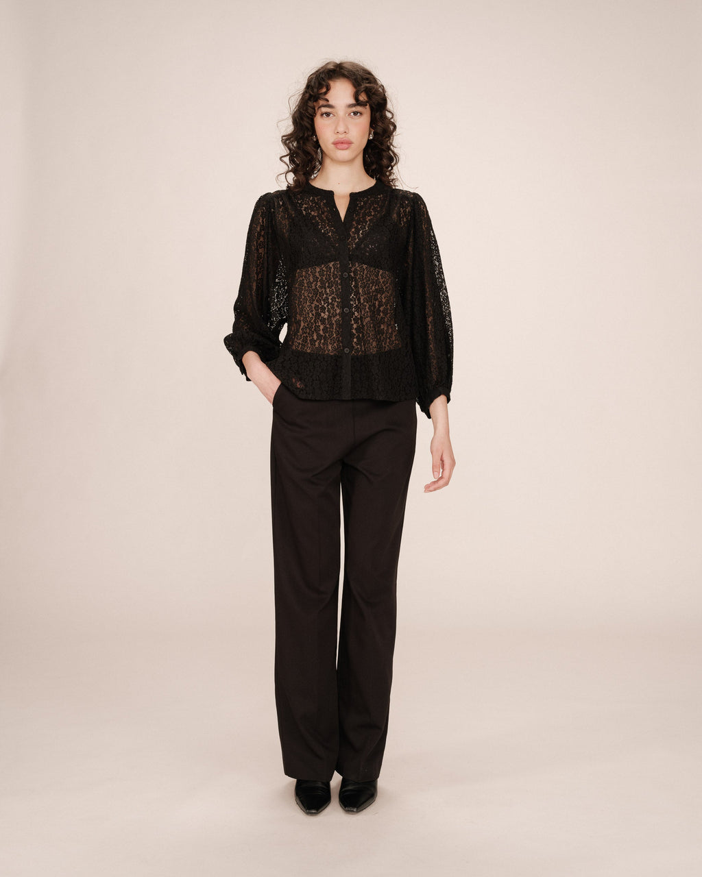 Black Blouse Sophia