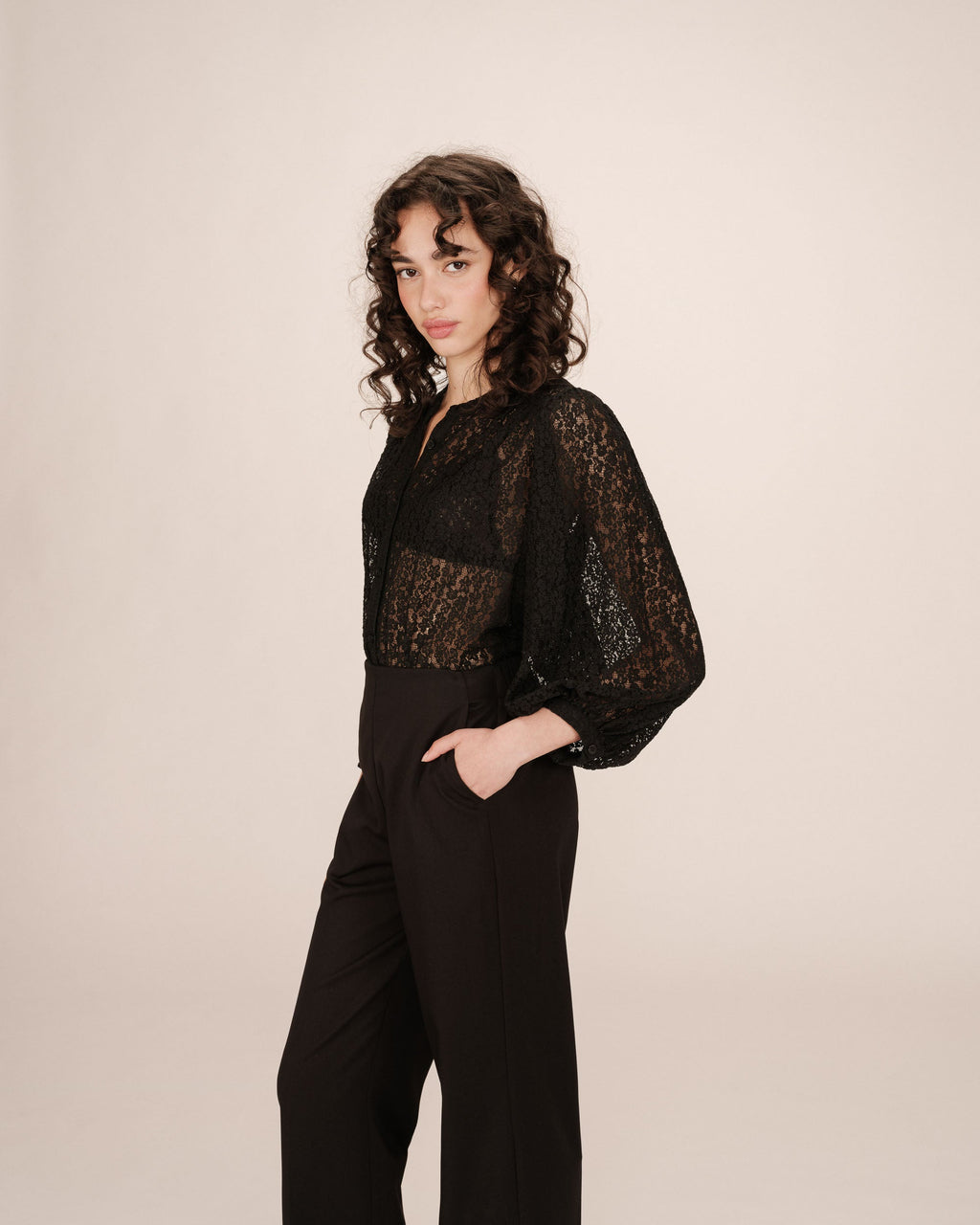 Black Blouse Sophia