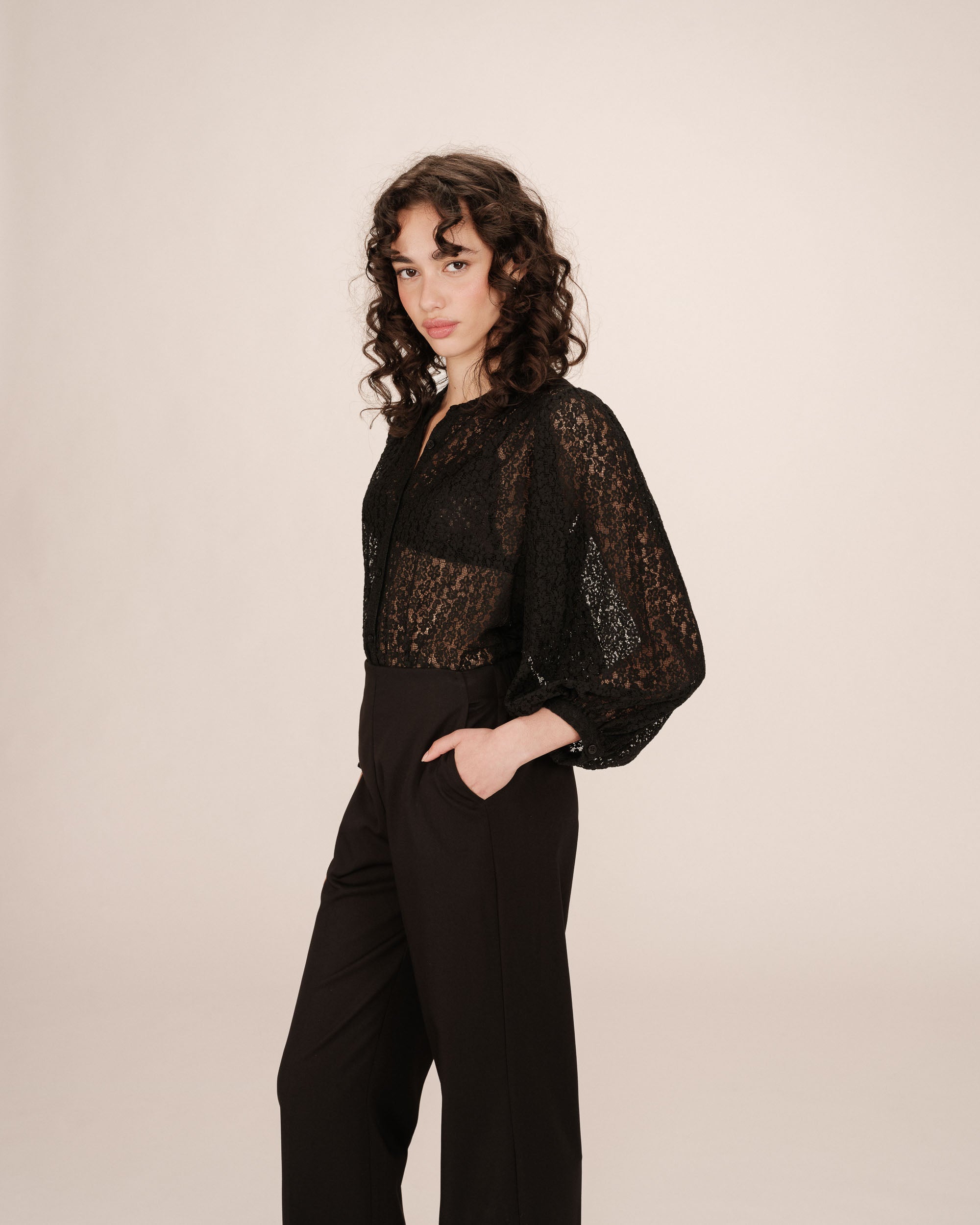 Black Blouse Sophia