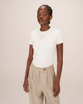 T-Shirt Col Rond Ivoire Sure
