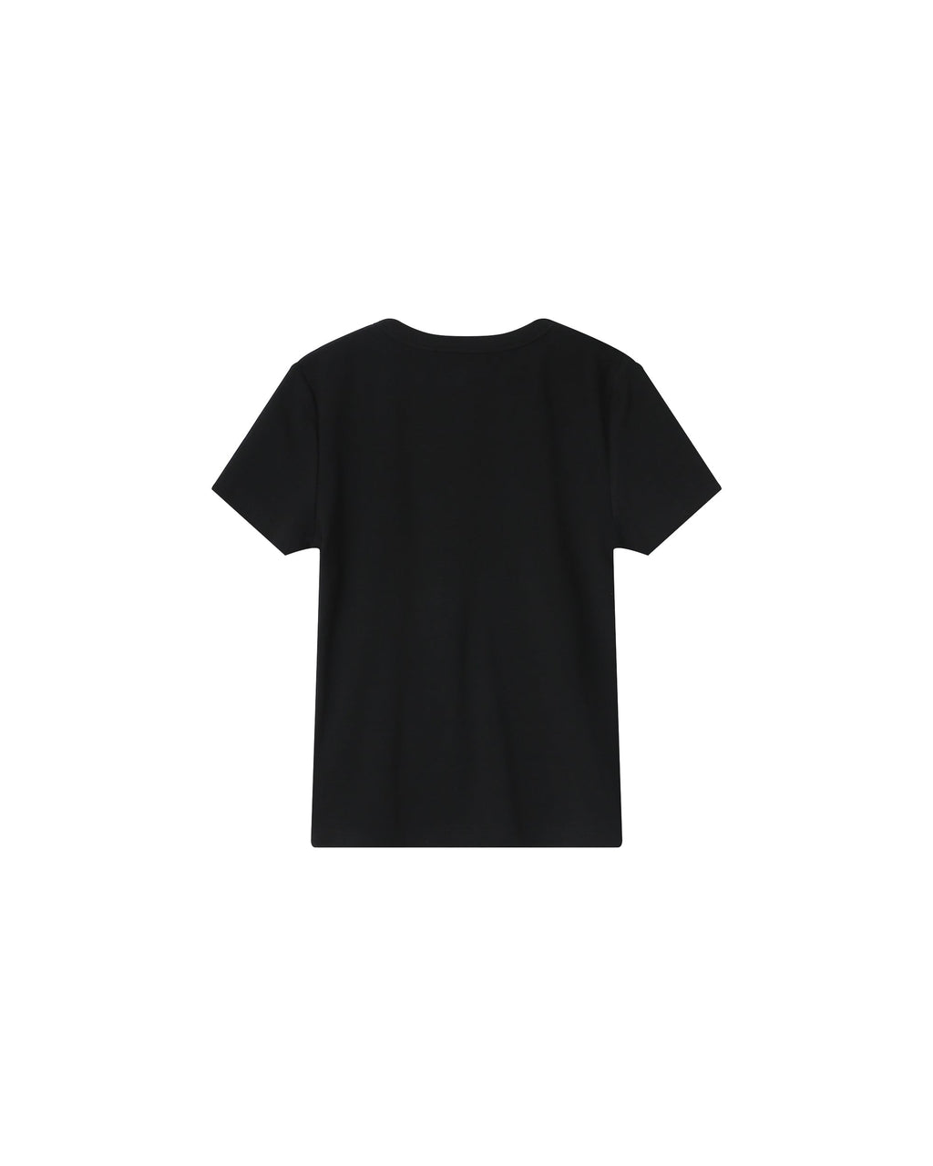 Black Round Neck T-Shirt Sure