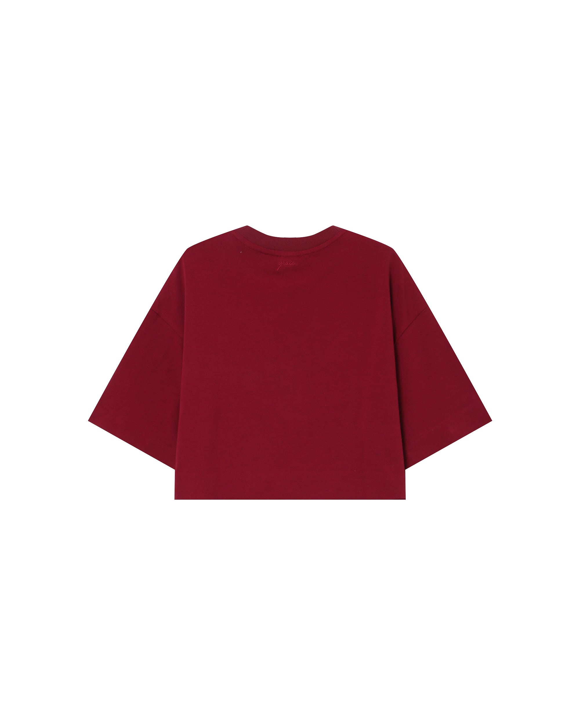 Bordeaux Crop Top Star